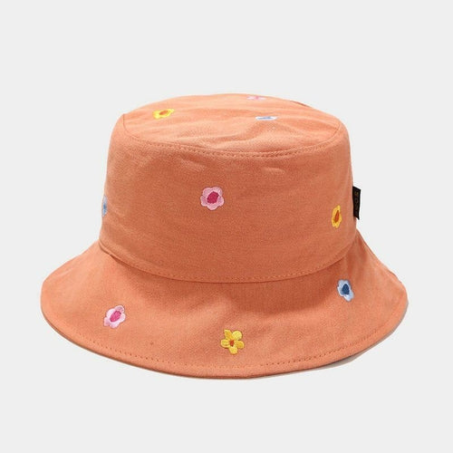 Little Daisies  Women Bucket Fishing Hats Sunscreen Sun Cap