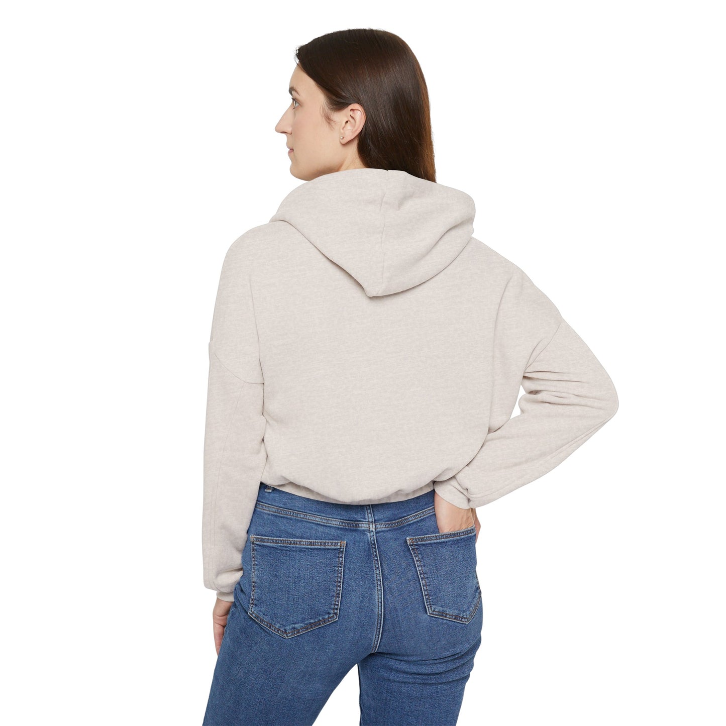 Live as if someone opened the gate! Women's Cinched Bottom Hoodie