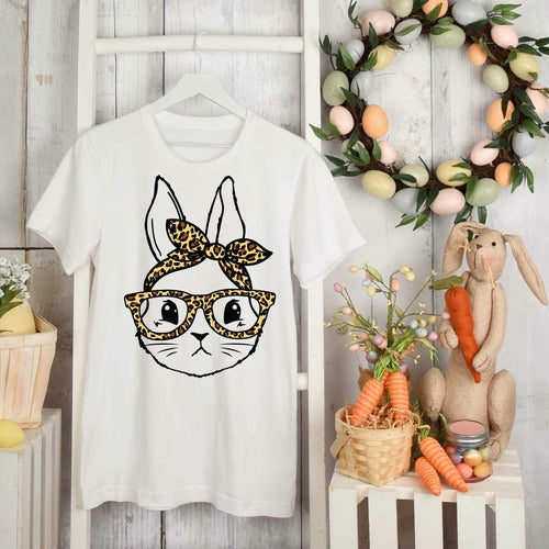 Easter Bunny Pattern T-shirt - Add a touch of childhood innocence to