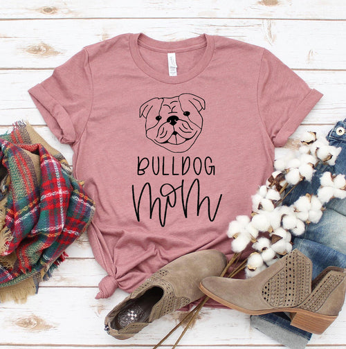 Bulldog Mom T-shirt