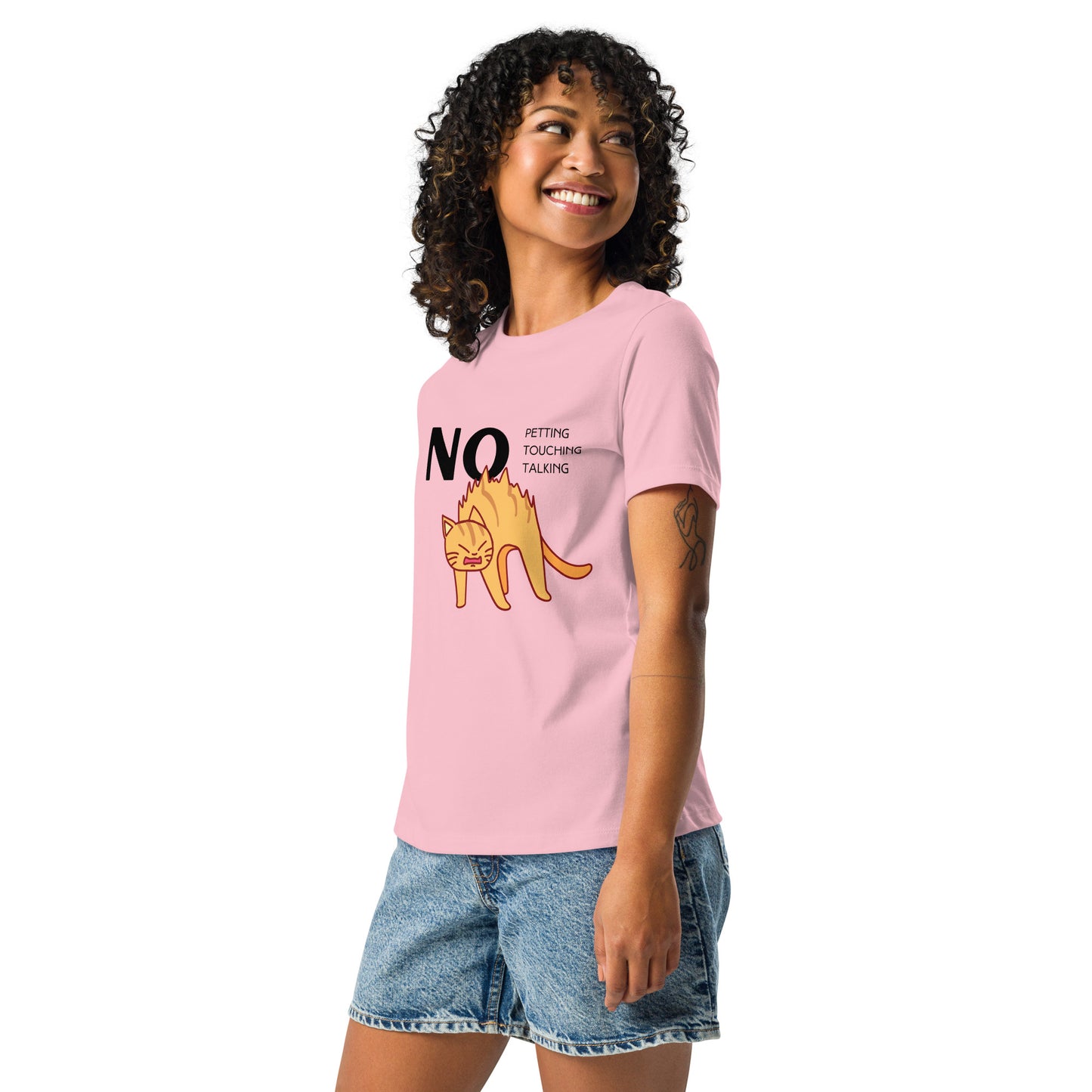 NO petting! Women's Relaxed T-Shirt